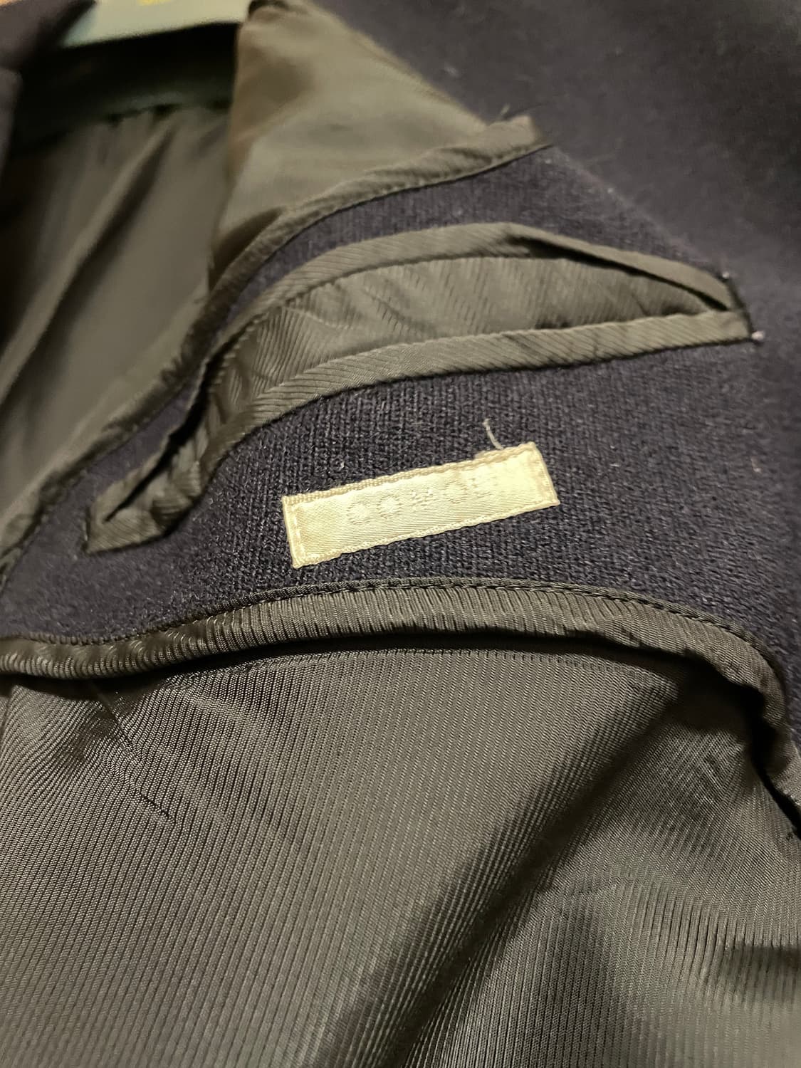 [2] 코모리 멜튼 울 피코트 상품이미지5