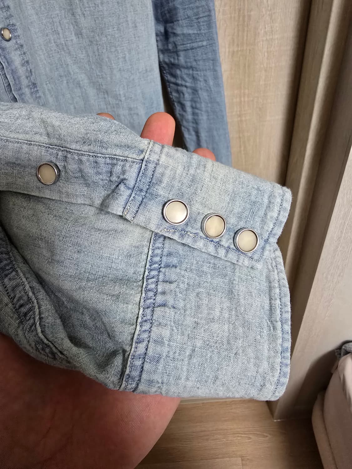 RRL 샴브레이 웨스턴 셔츠 XL 상품이미지3