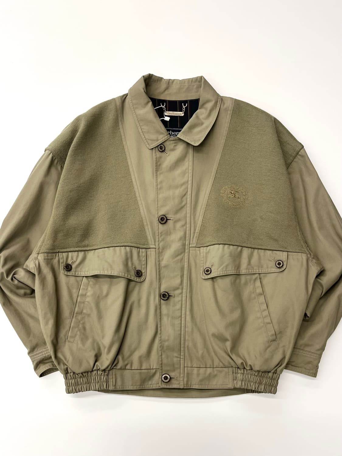 Burberry 버버리 카키 봄버 자켓 상품이미지2