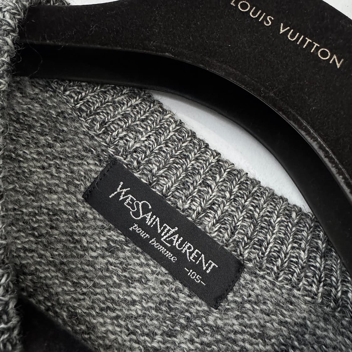 입생로랑 YSL 뿌르 옴므 울 니트 스웨터 상품이미지2