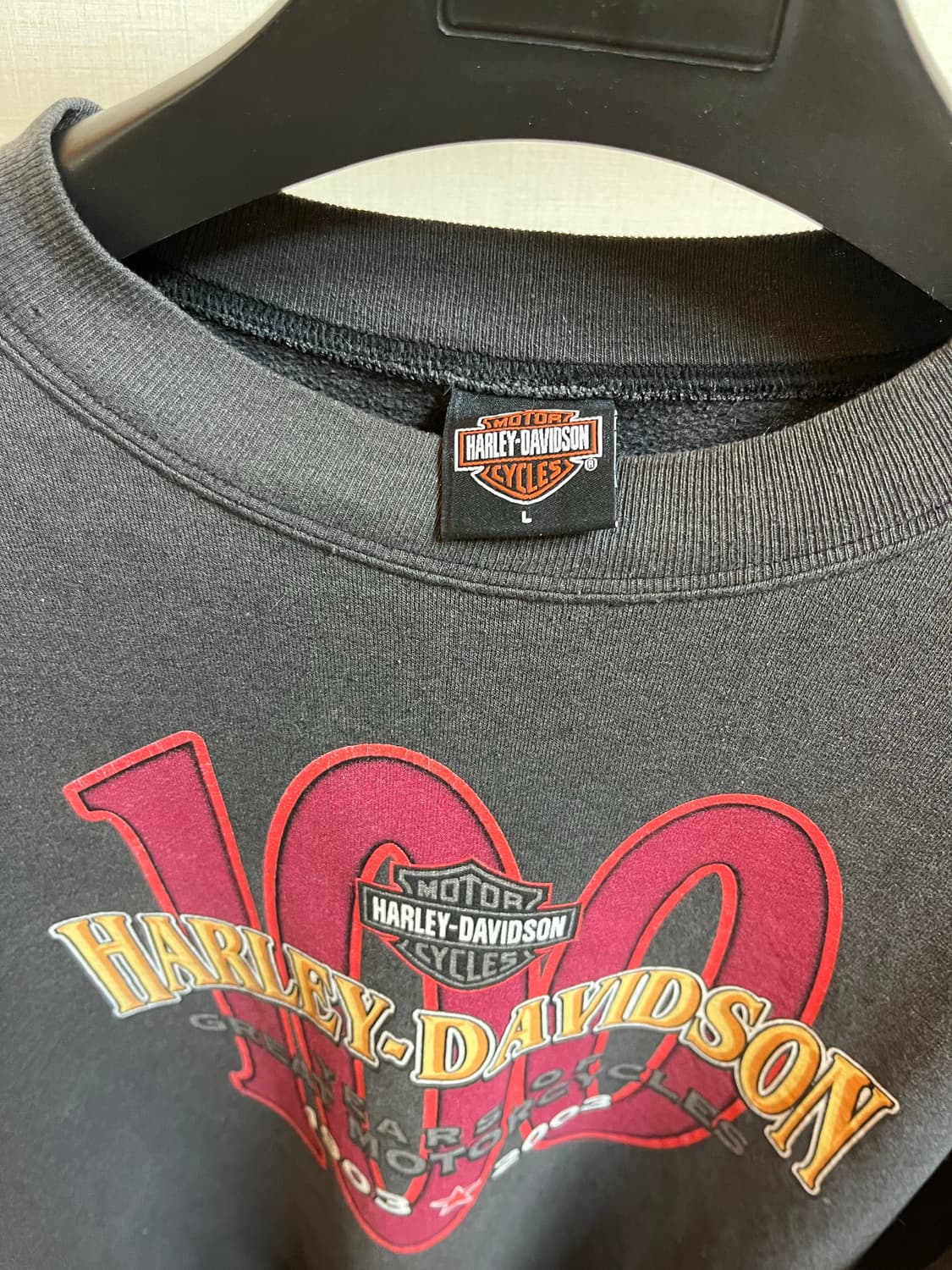 HarleyDavidson 100주년 스웻셔츠 상품이미지3