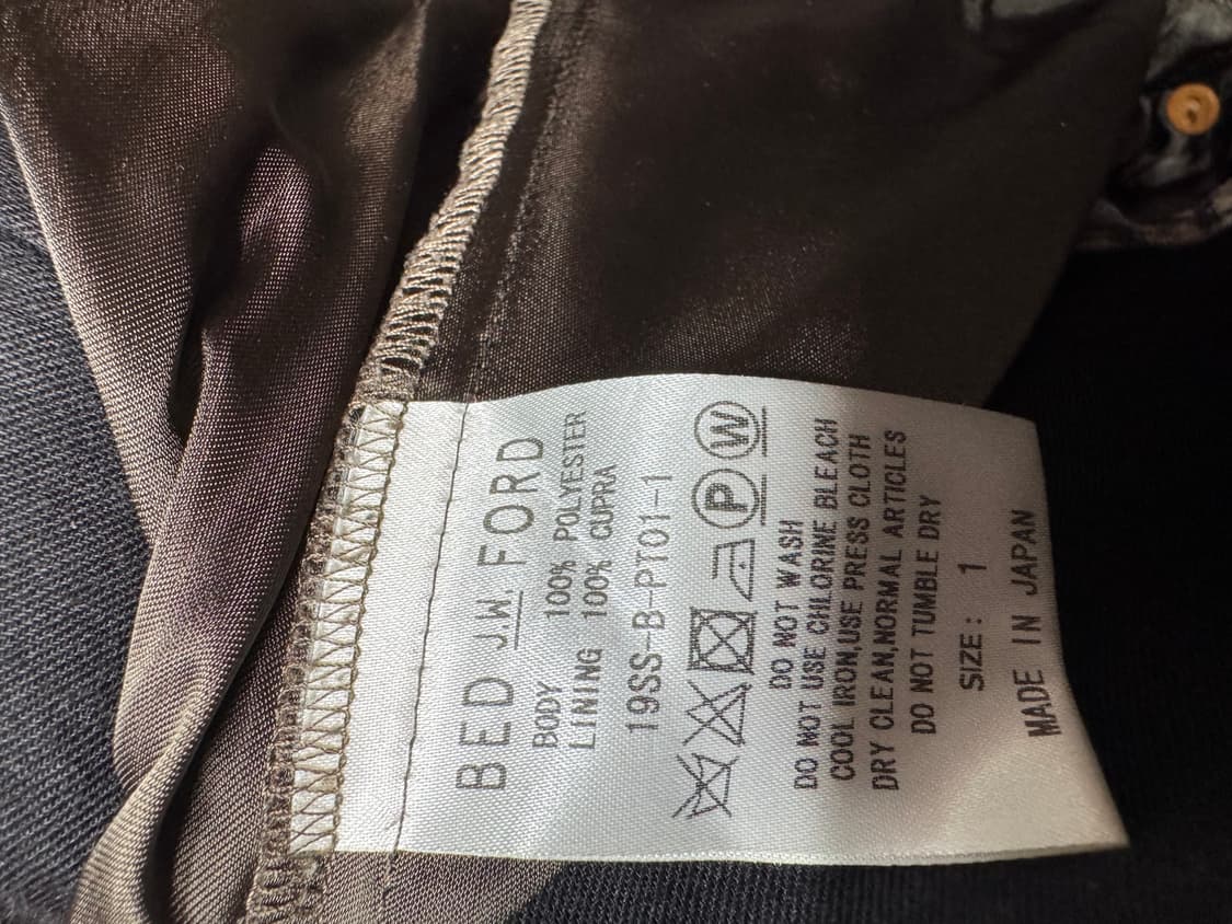 Bed J W Ford 더블 웨이스트 팬츠 상품이미지8