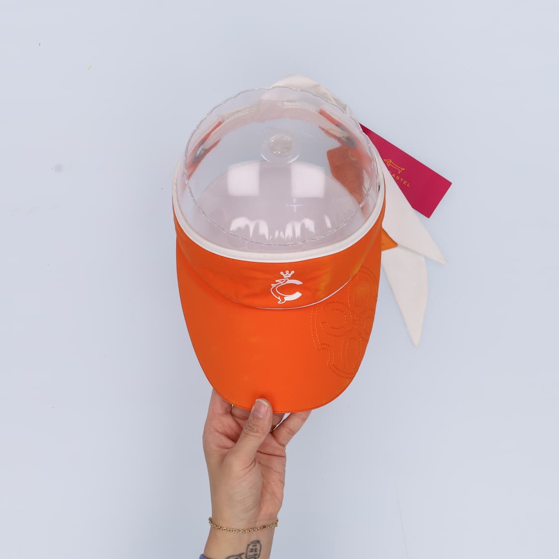 56 새상품 루이까스텔 리본묶음 바이저 0407H1 상품이미지1