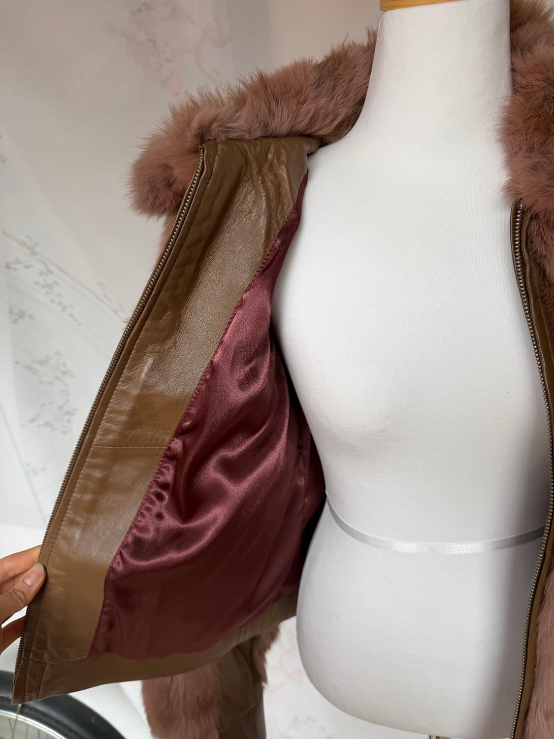 갸루 털 자켓 상품이미지3