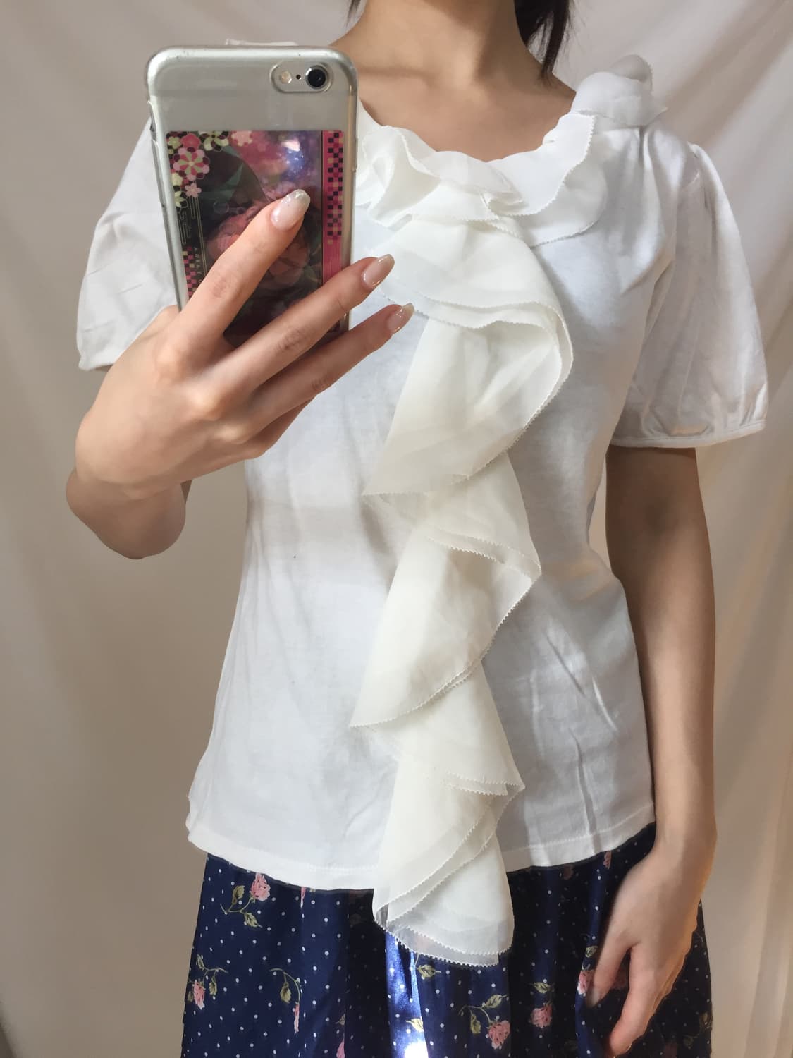 프릴 코튼 탑 상품이미지8