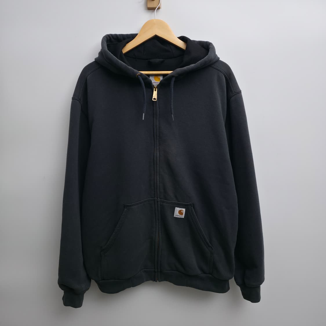 [M] 칼하트 써멀 블랙 후드 집업 상품이미지1