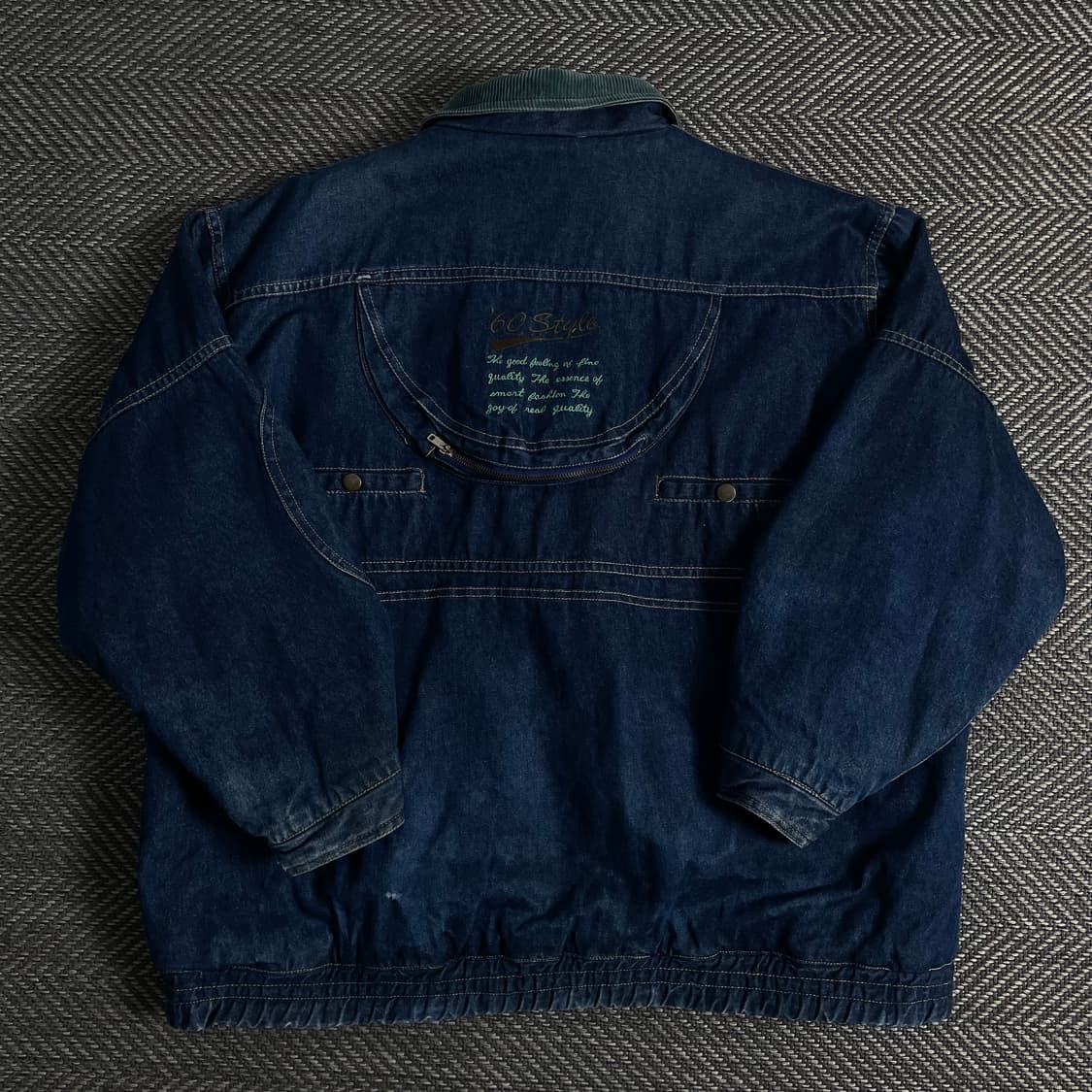 USA 오리지날 아메카지 빈티지 데님 자켓o 3526 상품이미지5