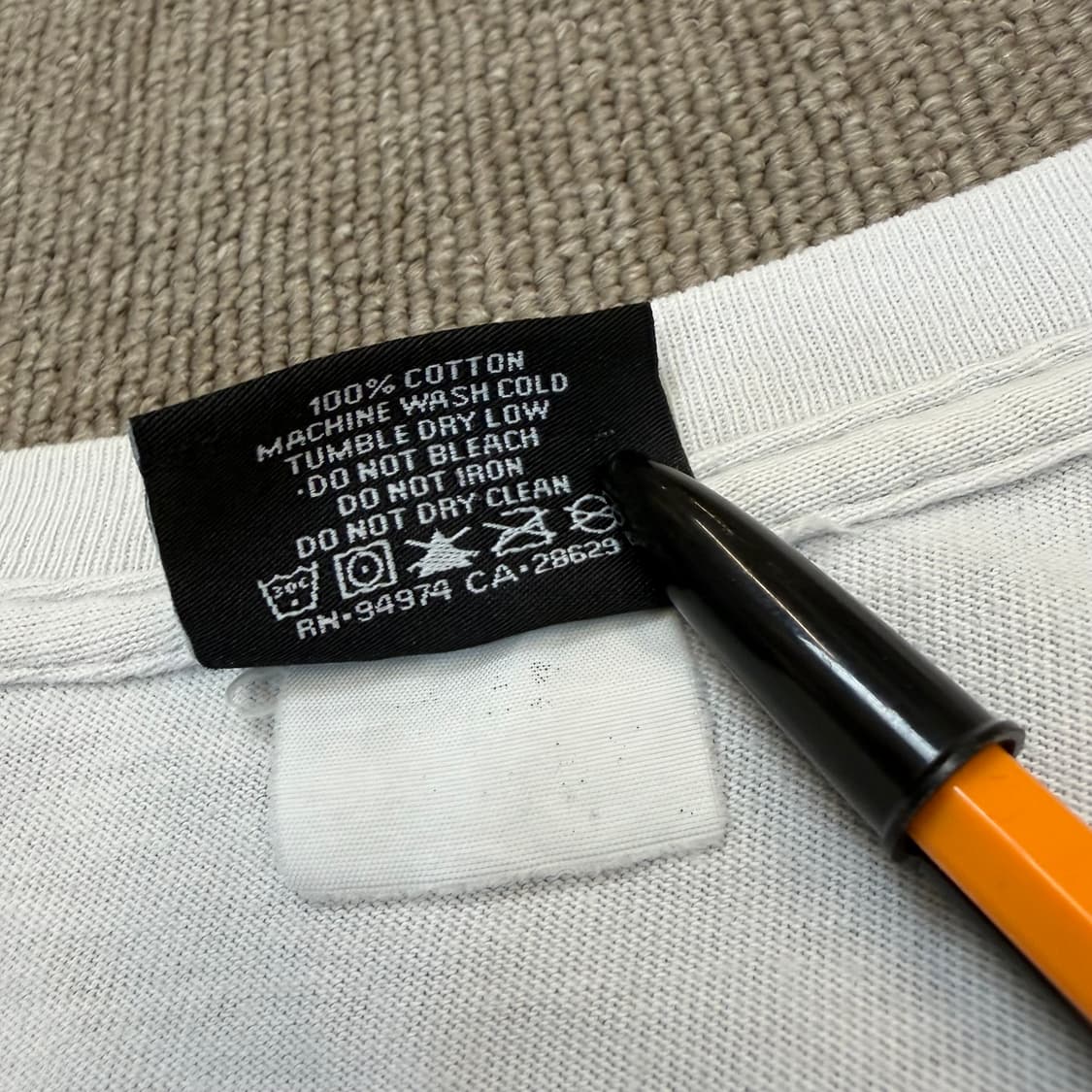 stussy 스투시 스펠아웃 롱슬리브리스 m  상품이미지4