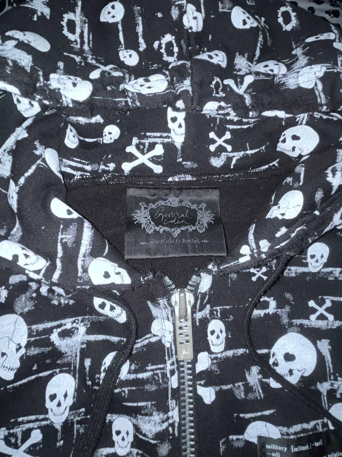 아케호무 펑크 해골 후드원피스 상품이미지3