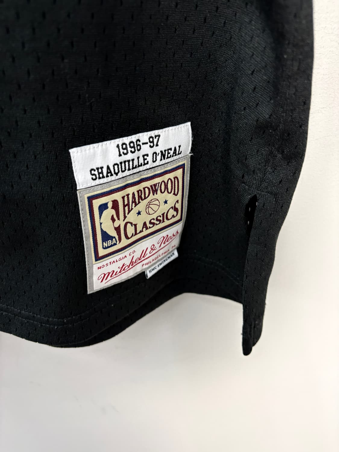 미첼앤네스 레이커스 블랙 스윙맨 져지 A3785 상품이미지4