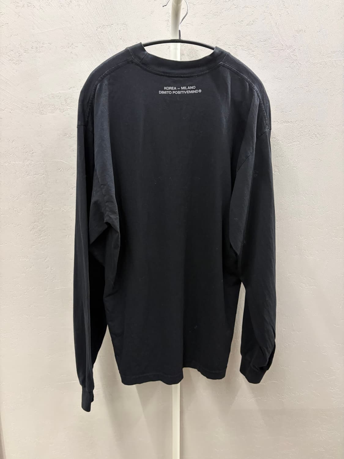 디미토 블랙 긴팔 티셔츠 L 상품이미지5