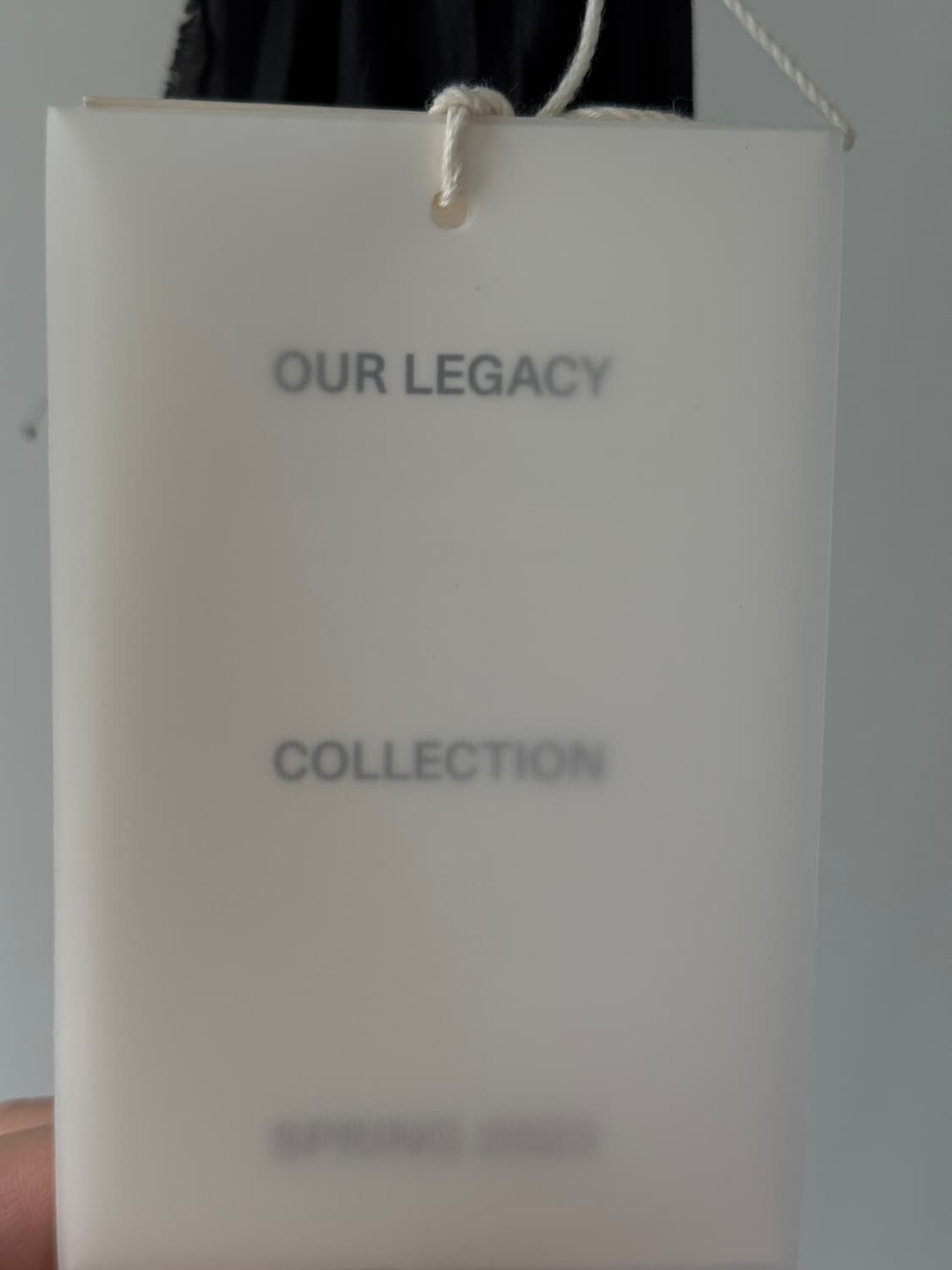 아워 레가시 더블 실크 스카프 블랙 상품이미지5