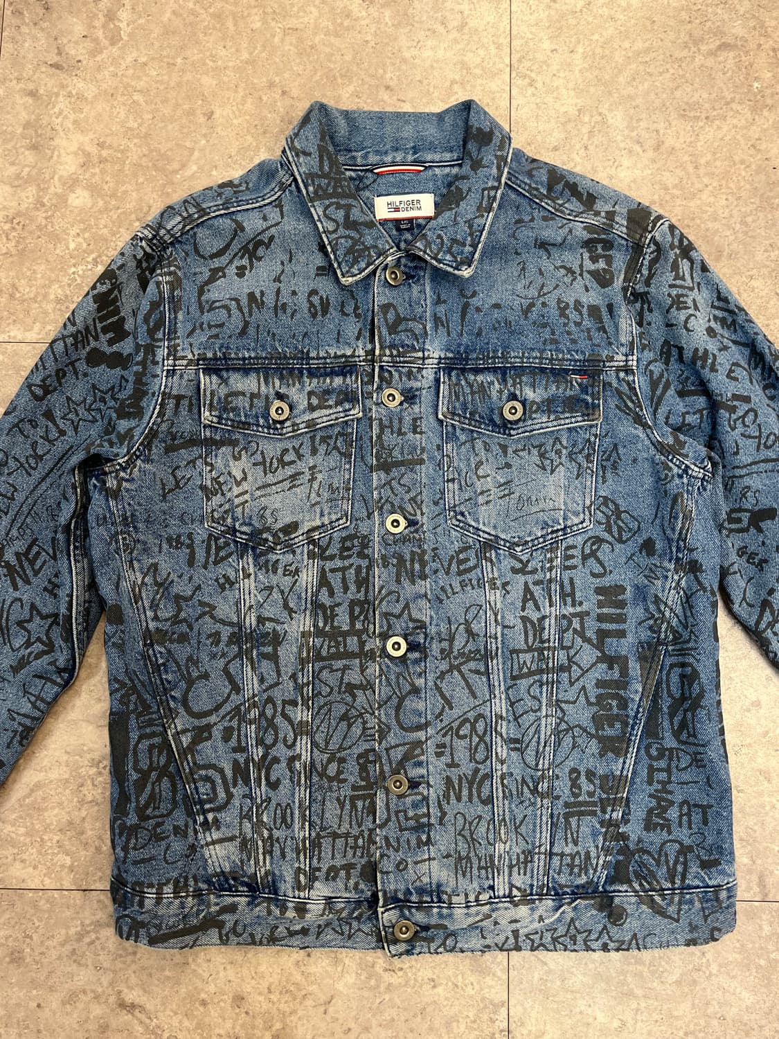 타미힐피거 데님 자켓 L #csz2689 상품이미지4