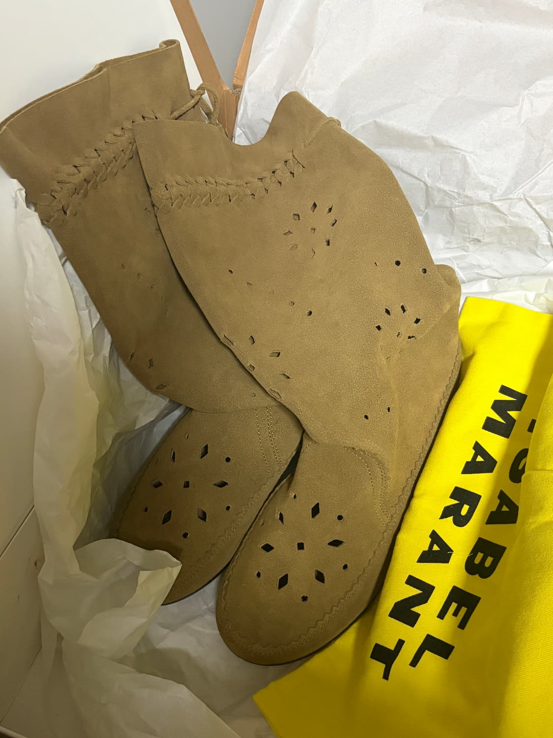 Isabel marant 이자벨마랑 welky 스웨이드 미들 부츠 상품이미지4