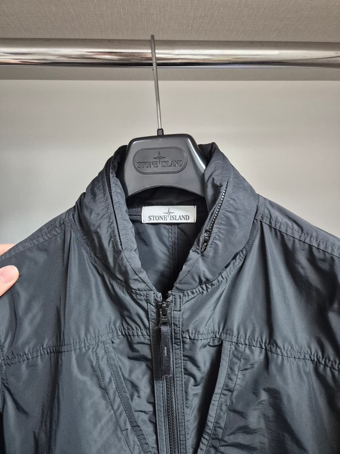 한글택 95-M 스톤아일랜드 마이크로랩스 나일론 자켓 상품이미지3