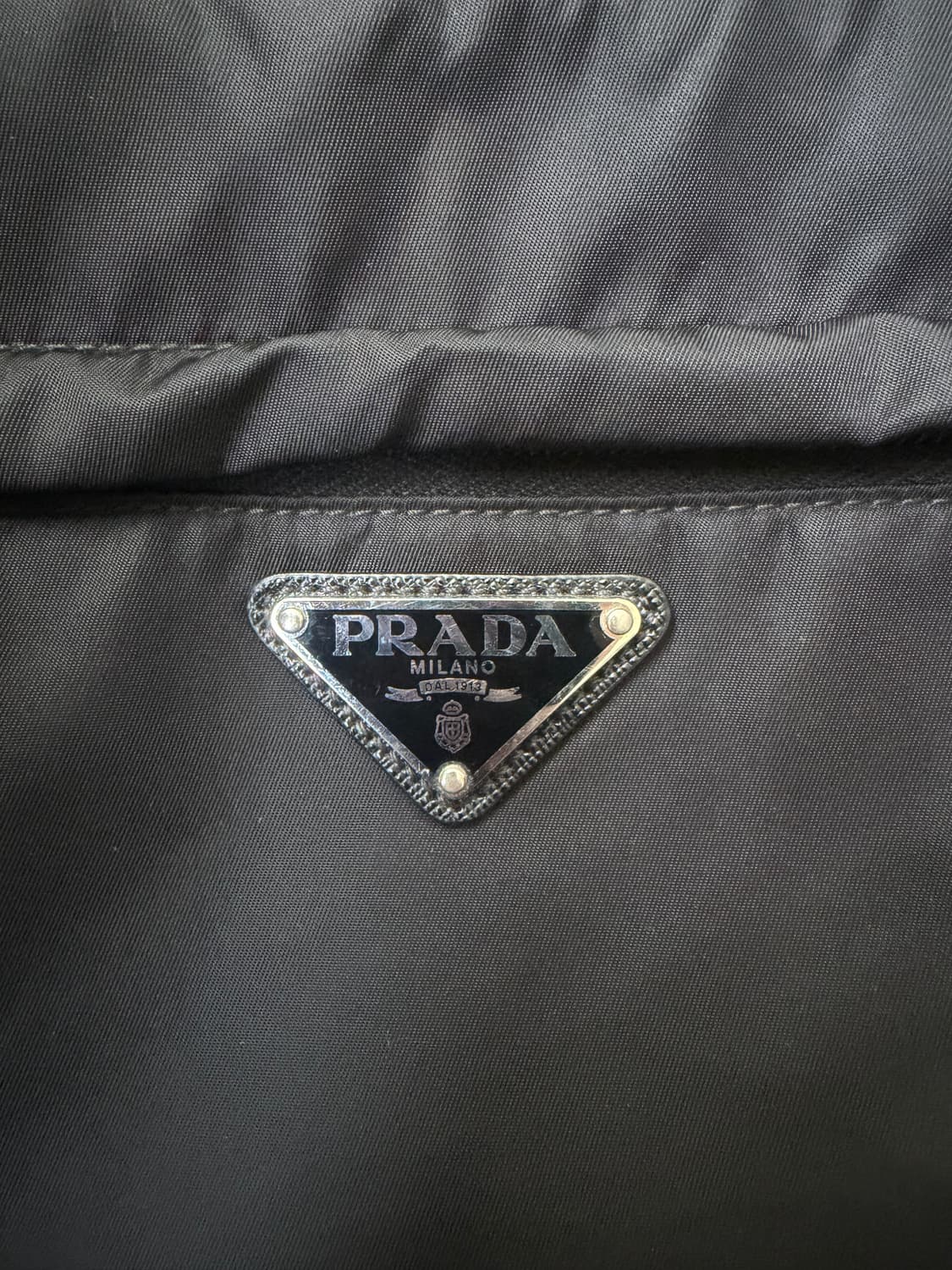 프라다 리나일론 바이커백 블랙L 상품이미지2