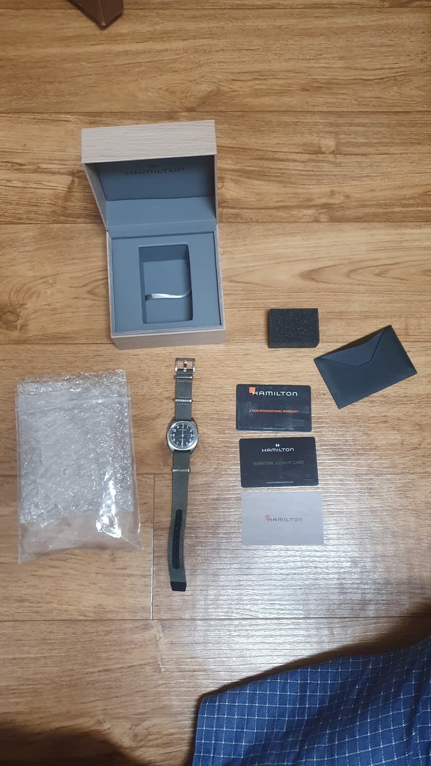 해밀턴 w10 카키 에비에이션 상품이미지2