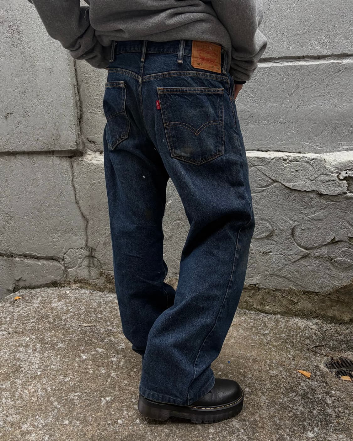 00s LEVIS 517 deep denim boots cut pants 상품이미지2