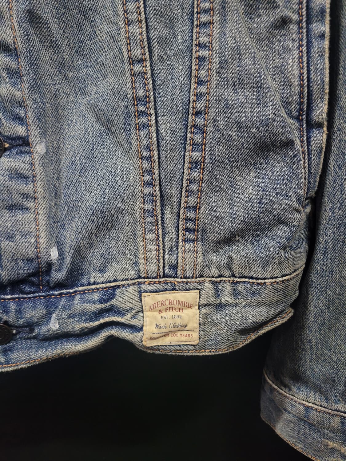 abercrombie 아베크롬비 빈티지 데님 트러커 자켓 상품이미지3