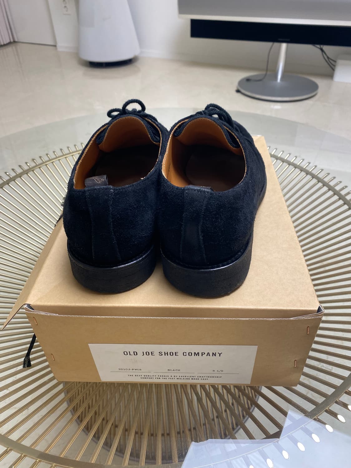 올드조 트롤리안슈즈 블랙 8반 상품이미지2