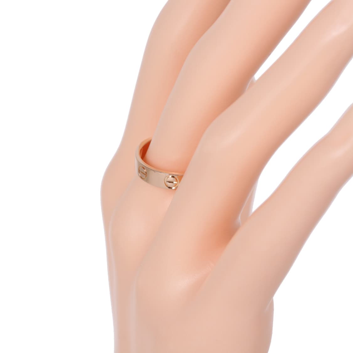 까르띠에 핑크골드 러브링 스몰 모델 18K PG 반지 50호 보증서 상품이미지6