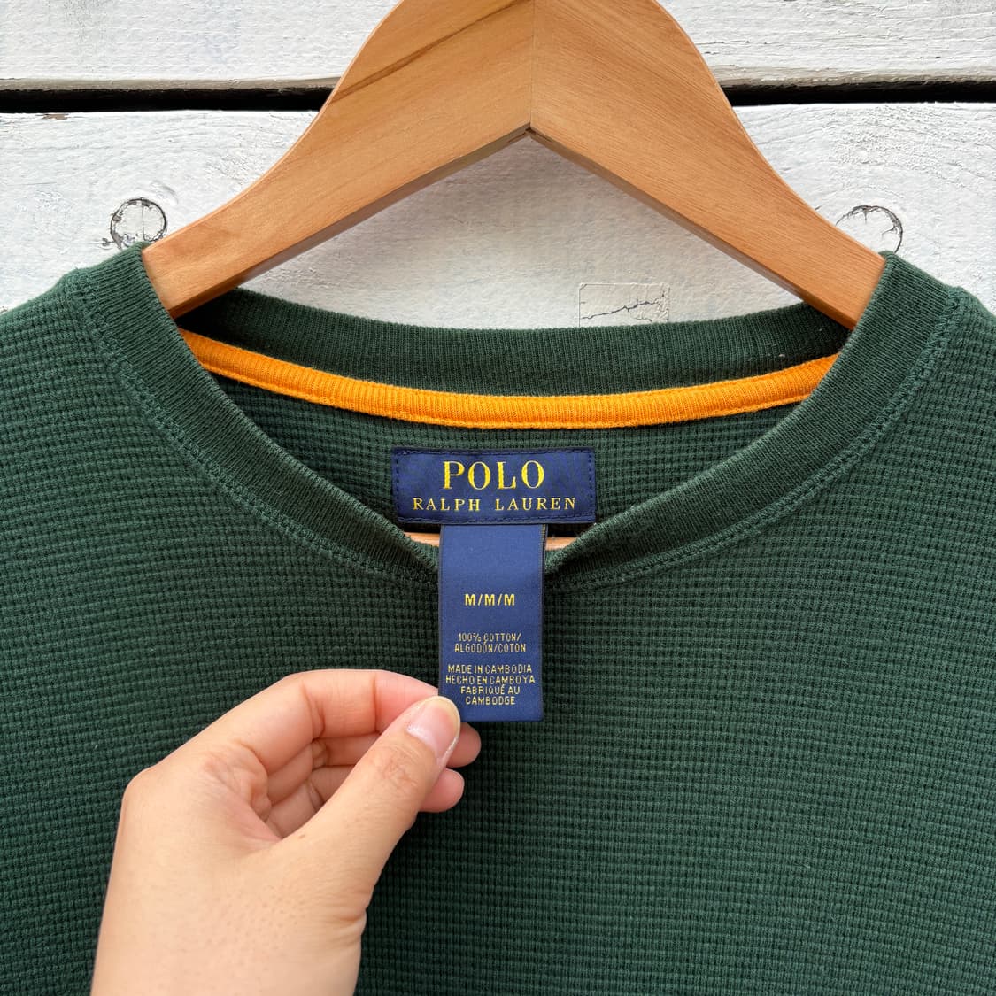 Polo 폴로 와플티 롱슬리브 상품이미지3