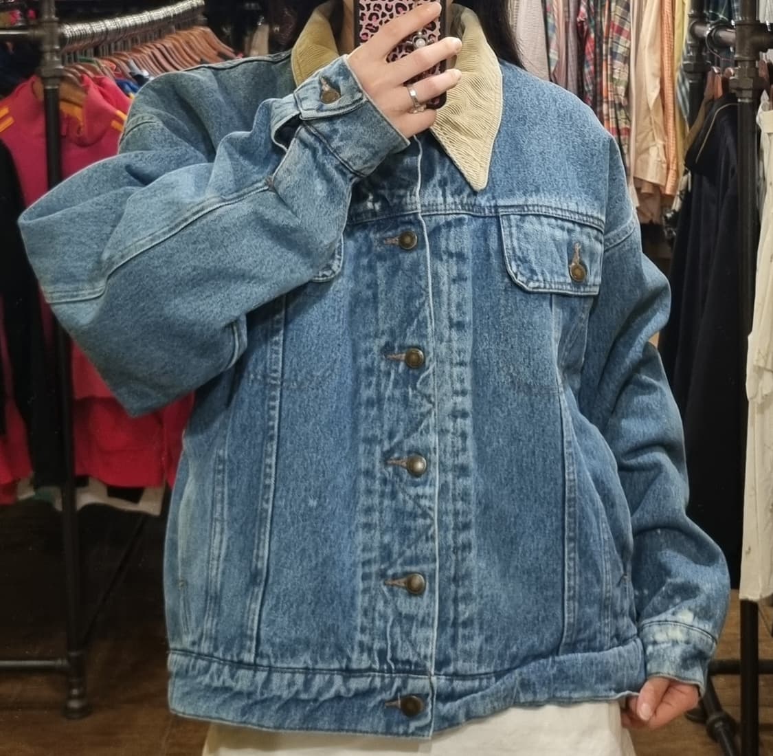 [Hi] vtg 빈티지 데님 자켓 블루 상품이미지4
