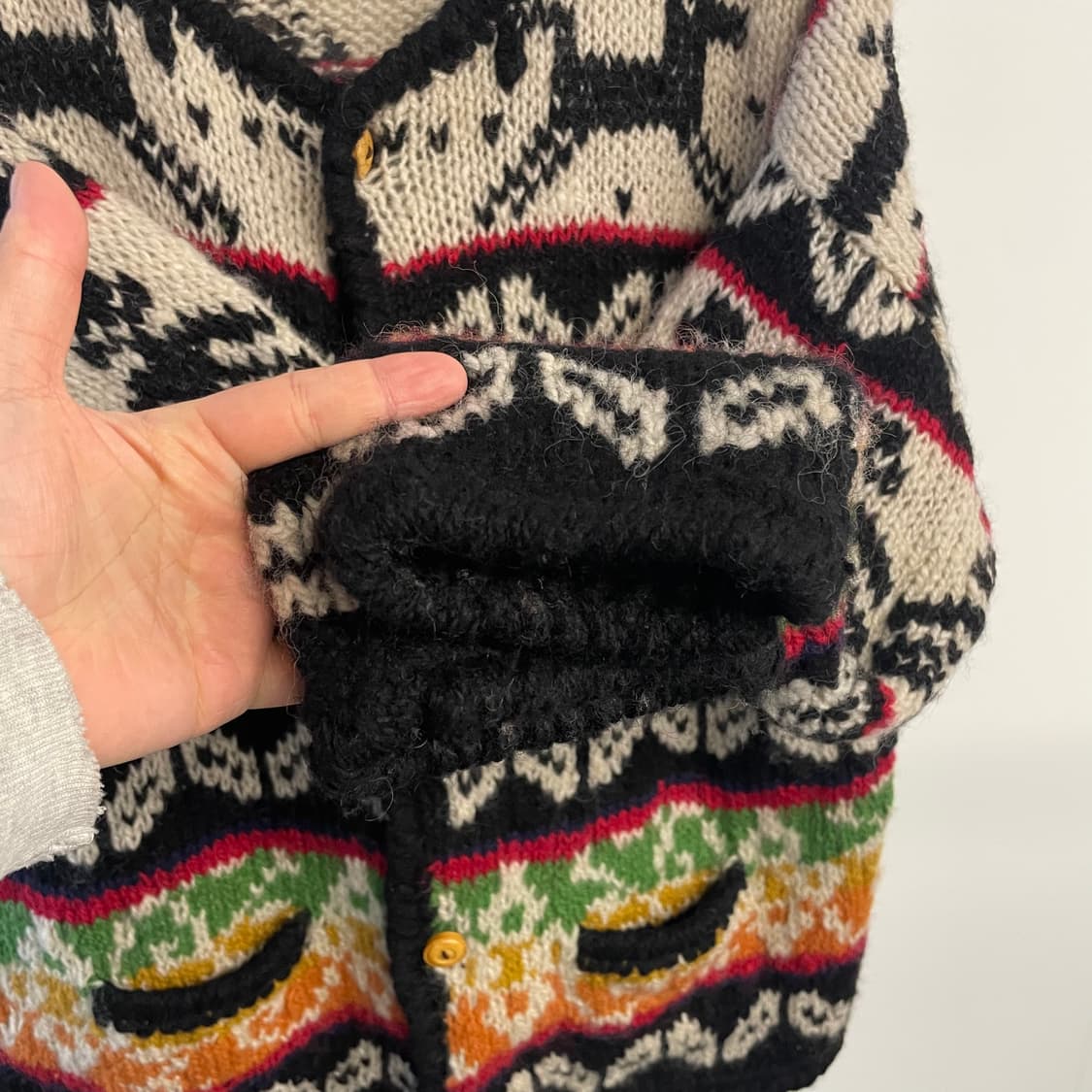 익스프레스 인디안 울 코위찬 가디건 상품이미지6