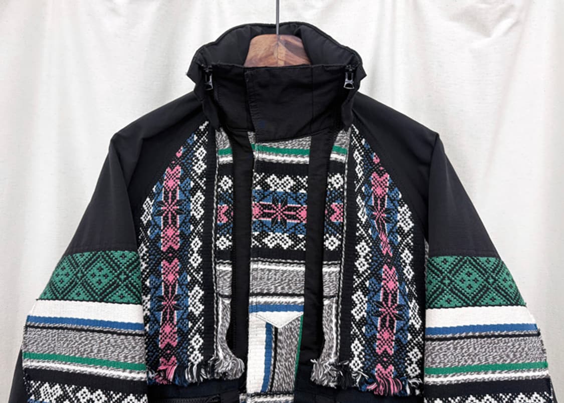 사카이 러그 자카드 블루종 자켓 새상품 상품이미지3