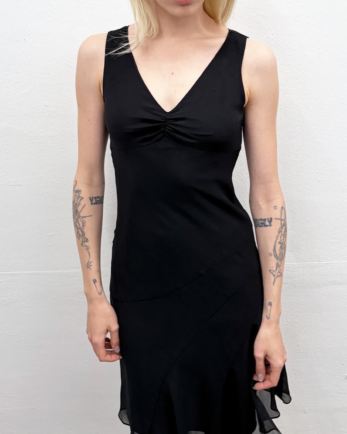 빈티지 셔링 드레스 상품이미지4