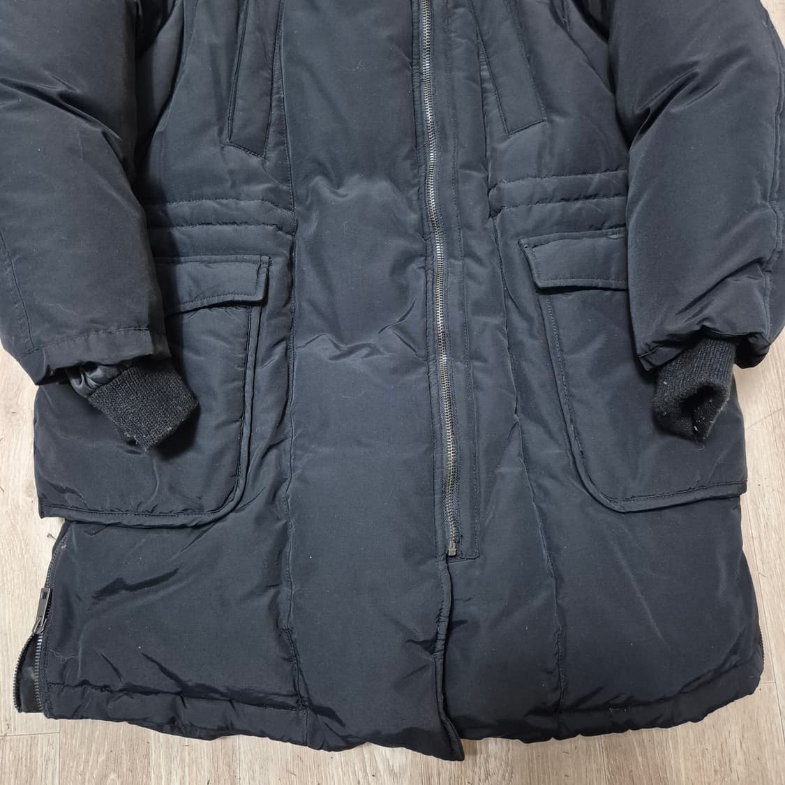 스튜디오 보니 여성 프리미엄 하이넥 덕다운 롱패딩 점퍼 상품이미지3