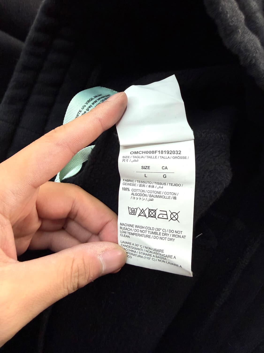 L/ 오프화이트 19FW 그라디언트 애로우 기모 스웻팬츠 상품이미지9