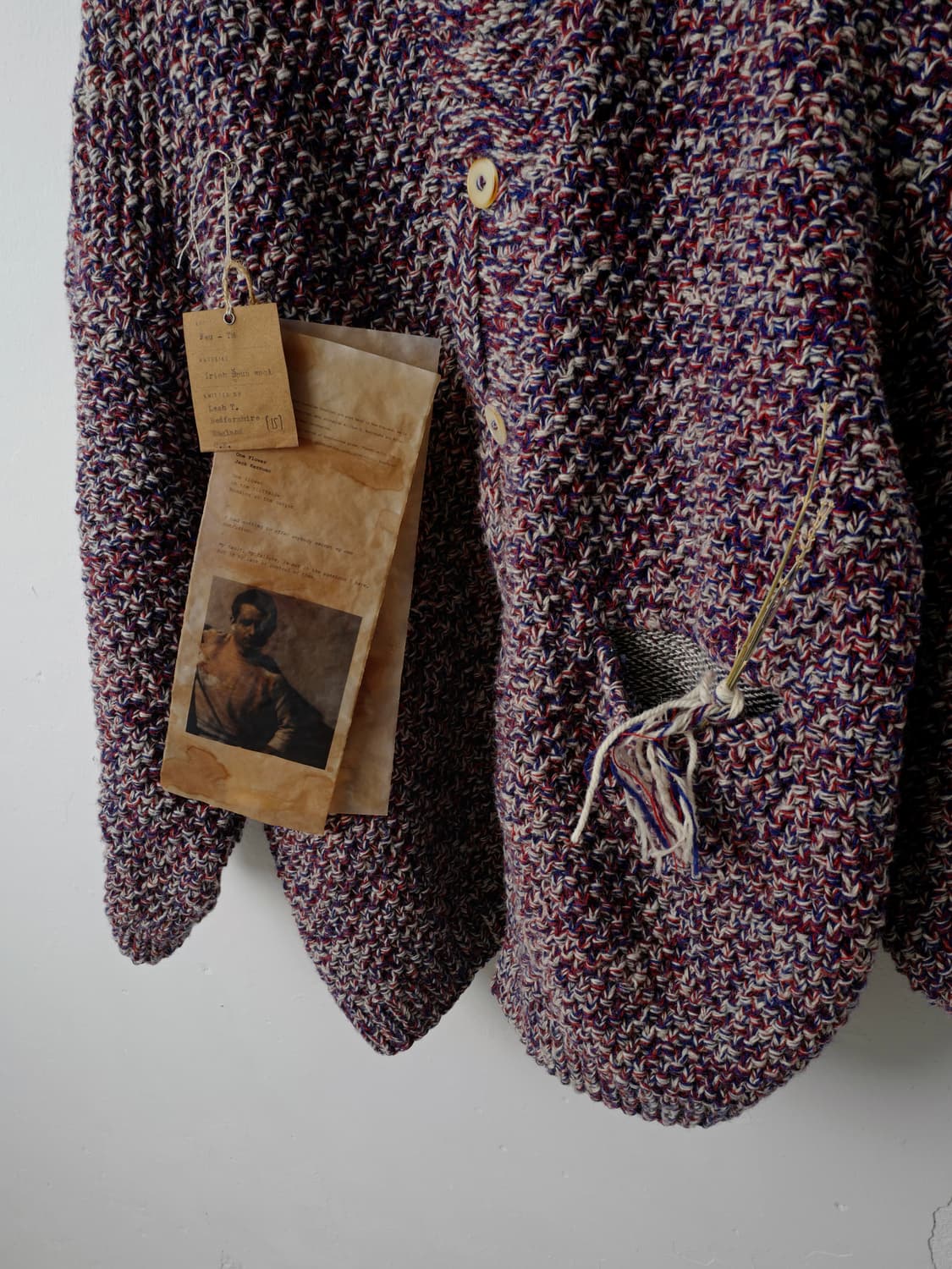 이자벨라 스테파넬리 잭 플라이트 핸드 니트 자켓 상품이미지6