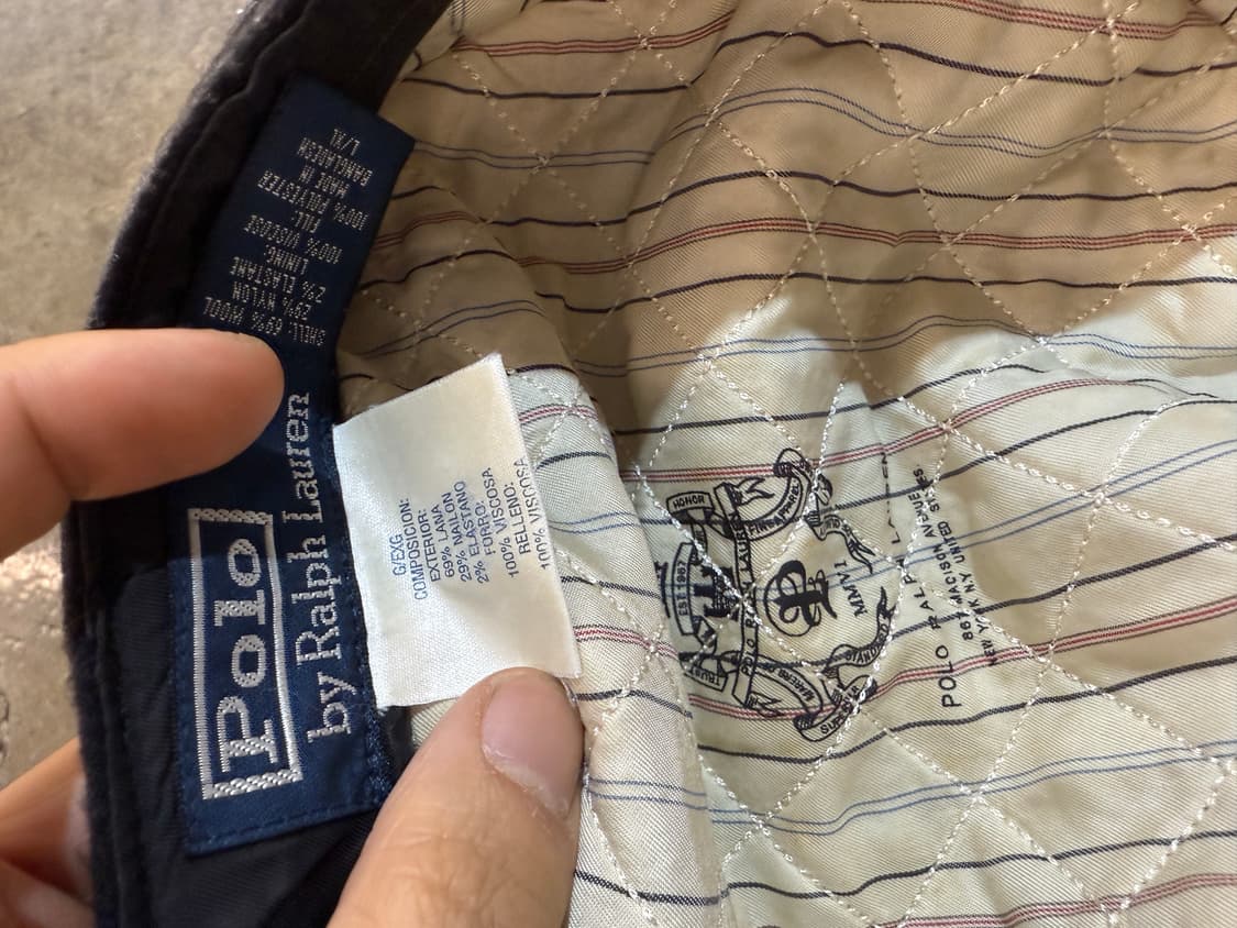 폴로 랄프로렌 블랙  뉴스보이 헌팅캡 L/XL 상품이미지4