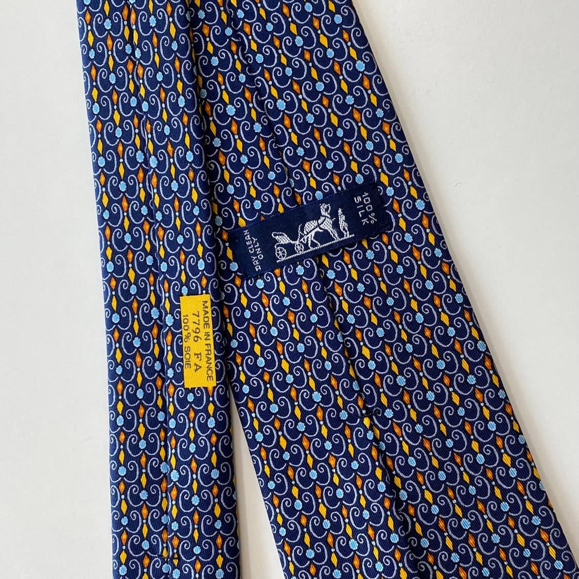 최상급 에르메스 넥타이 정품 명품(HERMES)  8.7cm 상품이미지6