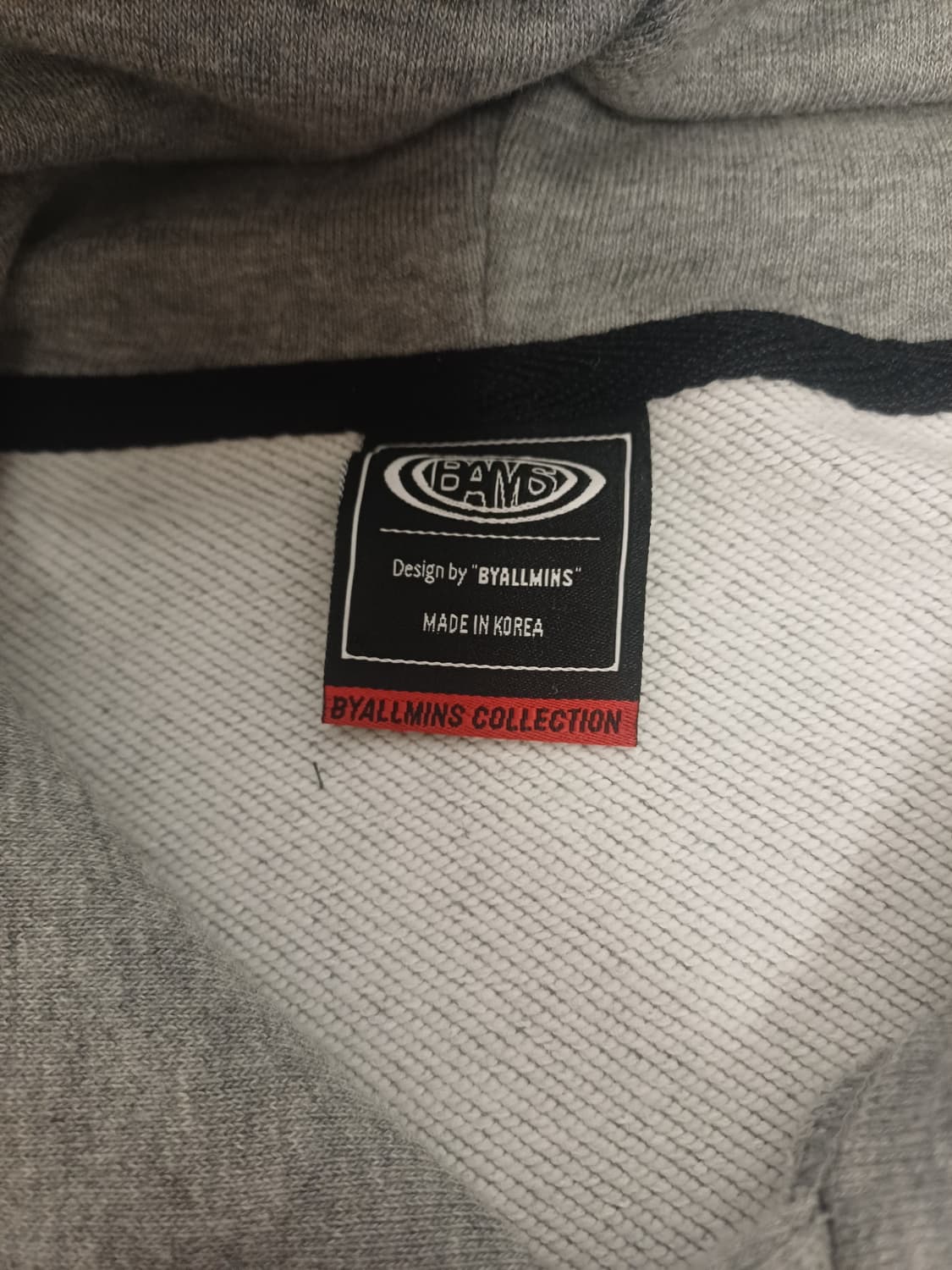 바이올민스(BYALLMINS) BAMS 로고 후드티 (XL/105급) 상품이미지7