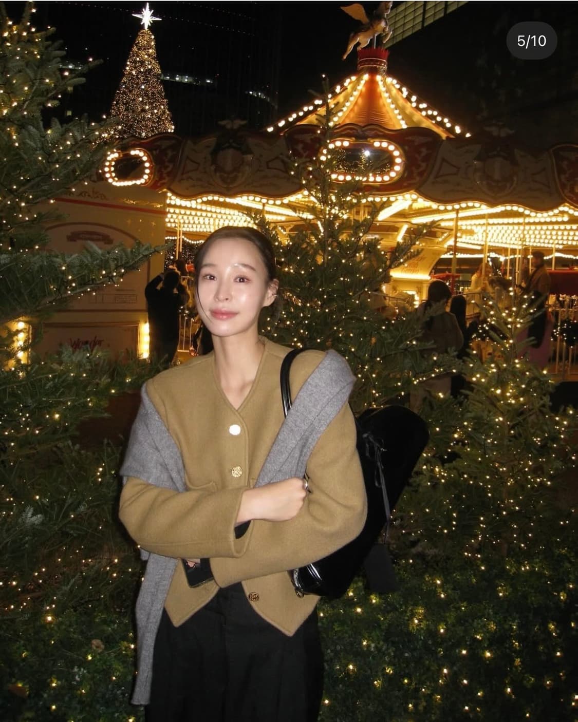 메종마레 워시드 울 싱글 자켓 카멜 상품이미지3