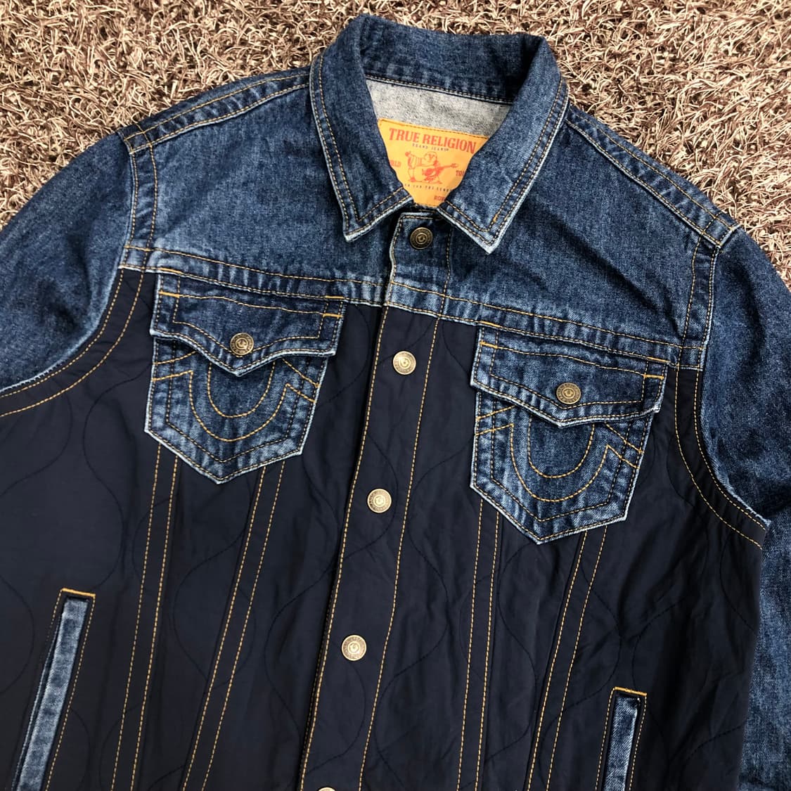 트루릴리전 퀄팅 데님 자켓 상품이미지2