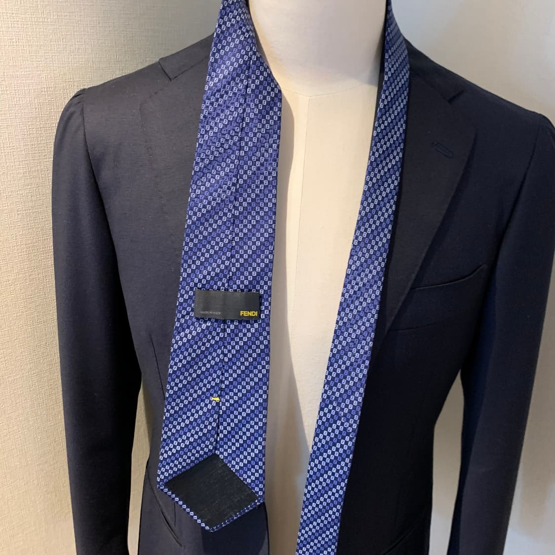 펜디(FENDI) FF스몰로고 모노그램 명품 신형넥타이 최상급 A+ 상품이미지2