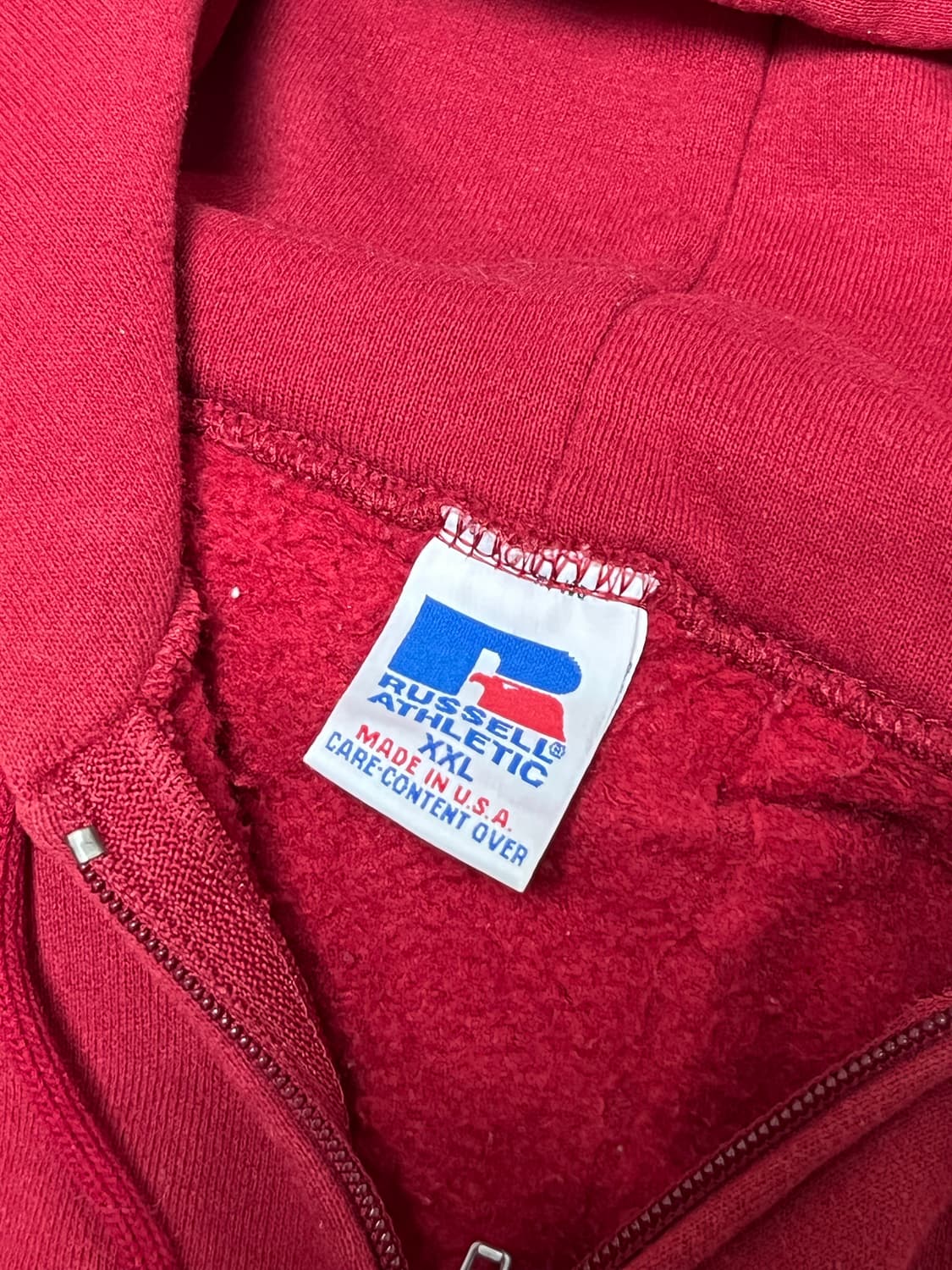 90s russell athletic hoodie zip 상품이미지2