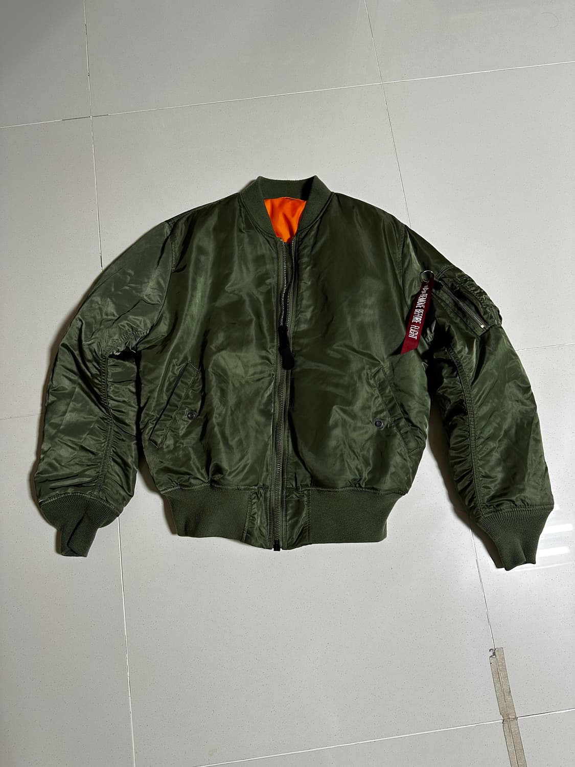 알파인더스트리 ma-1 카키  상품이미지1