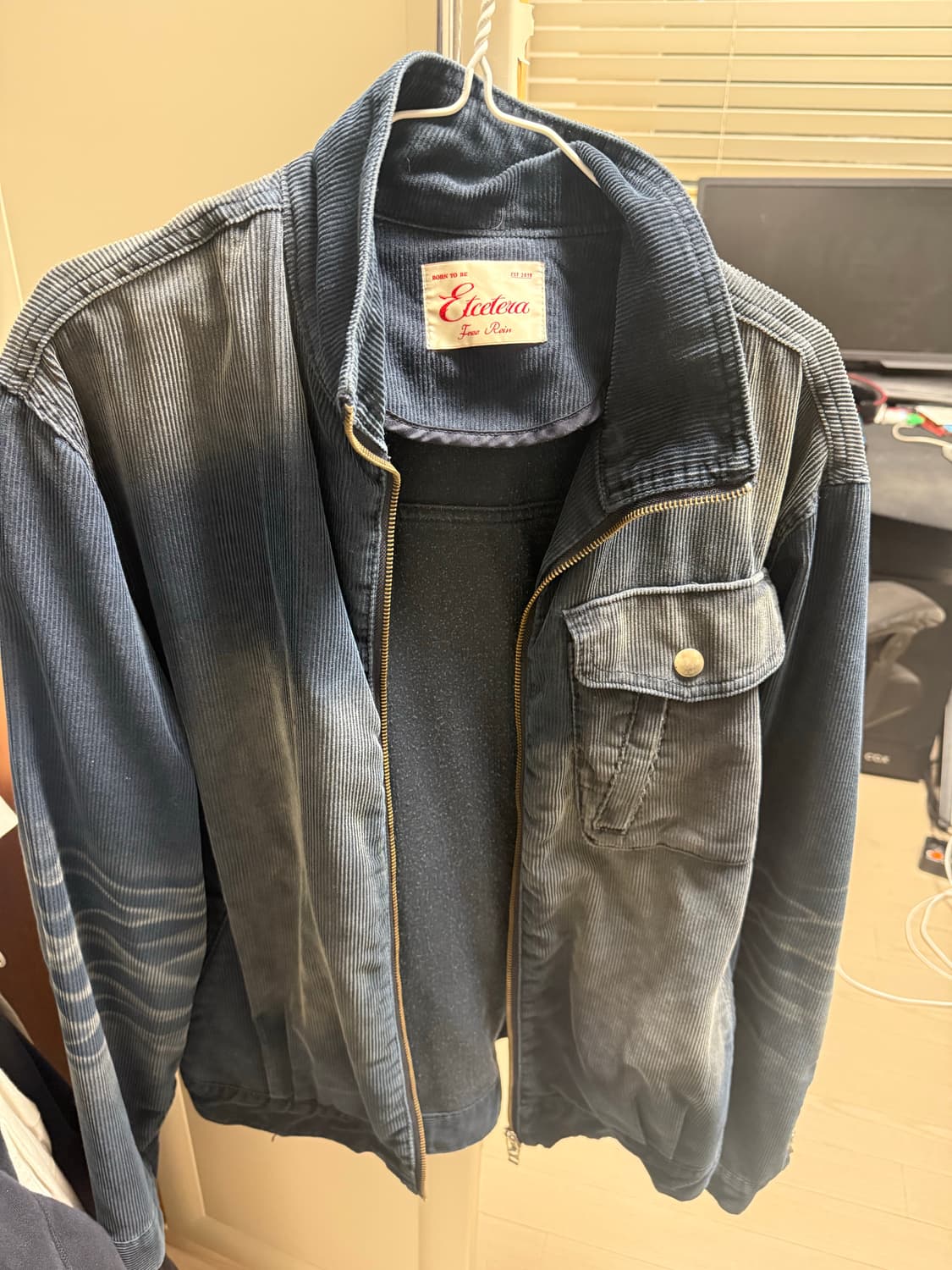 etce 코듀로이 청자켓 판매합니다 상품이미지1