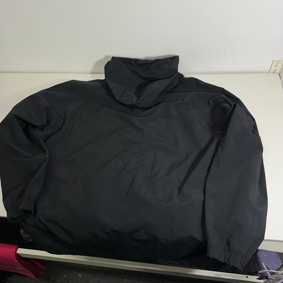 L 105 아디다스 블랙 ADIPRENE 바람막이 아노락 상품이미지7