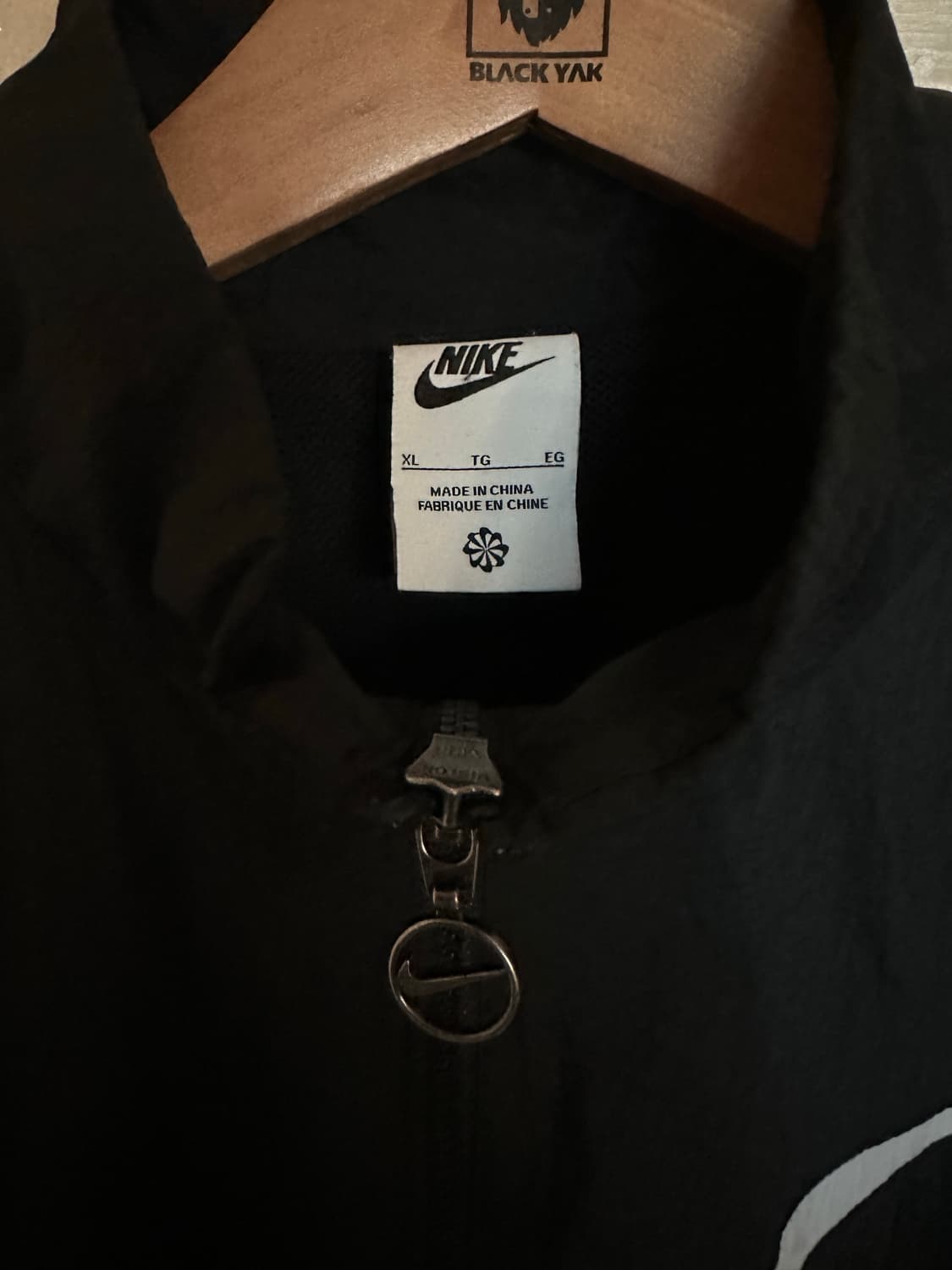 나이키 스우시 우븐 바람막이 XL 블랙 판매 상품이미지2
