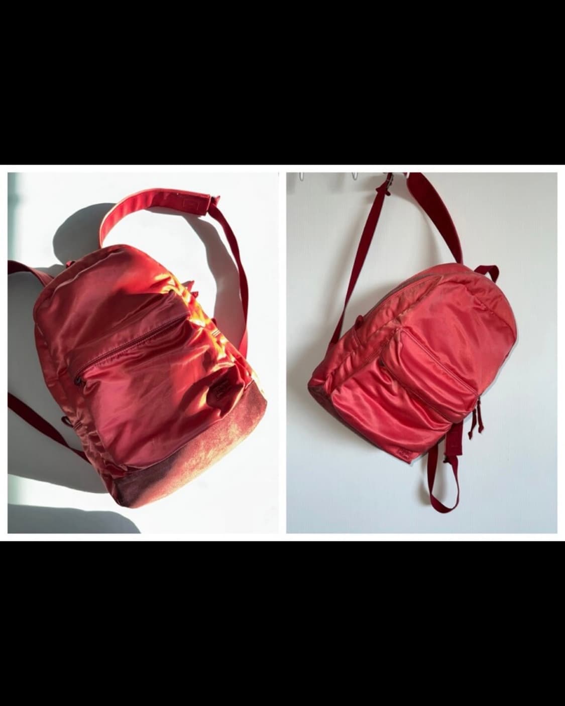 요시다포터 레드 백팩 상품이미지4