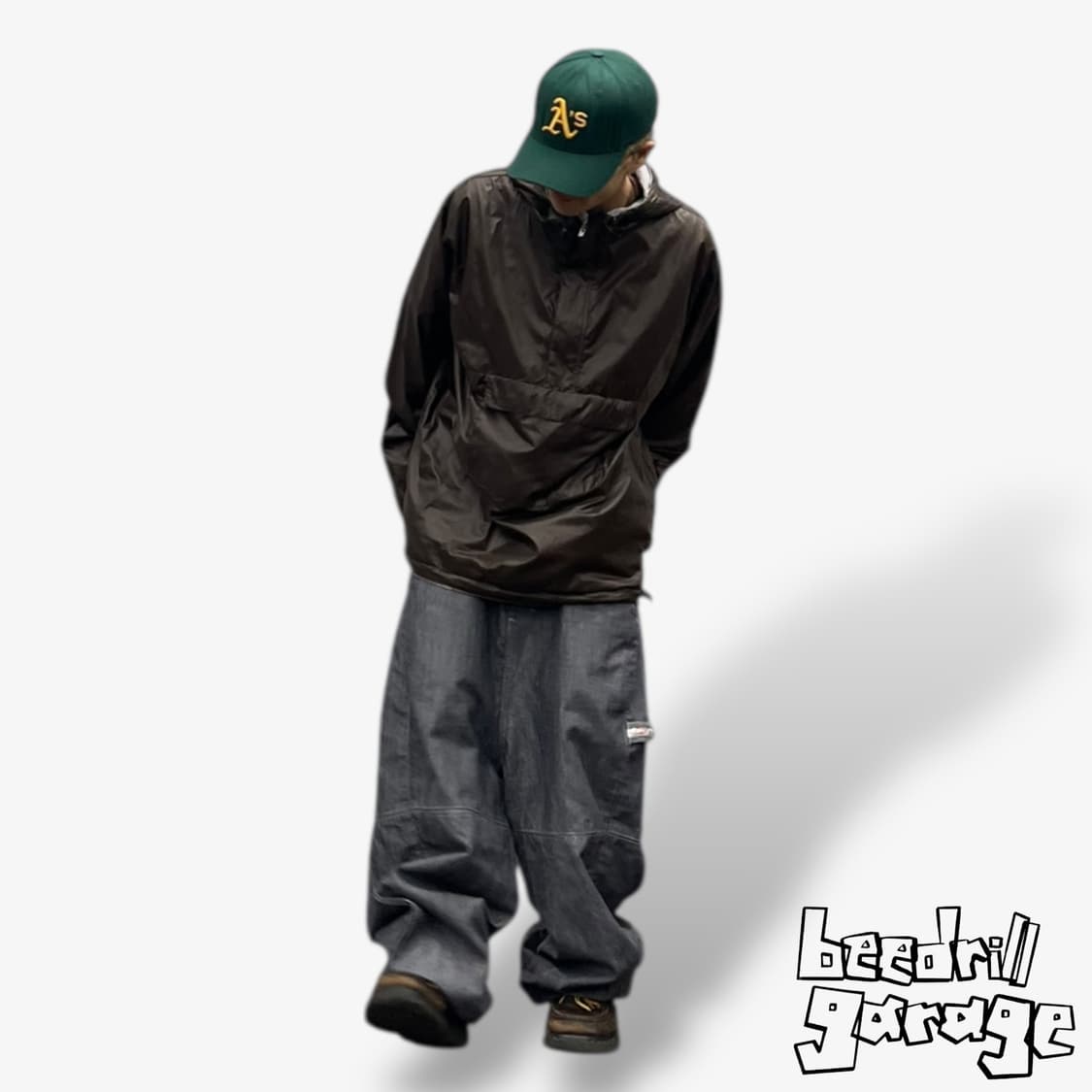 후부 브라운 리버시블 아노락 자켓 상품이미지1