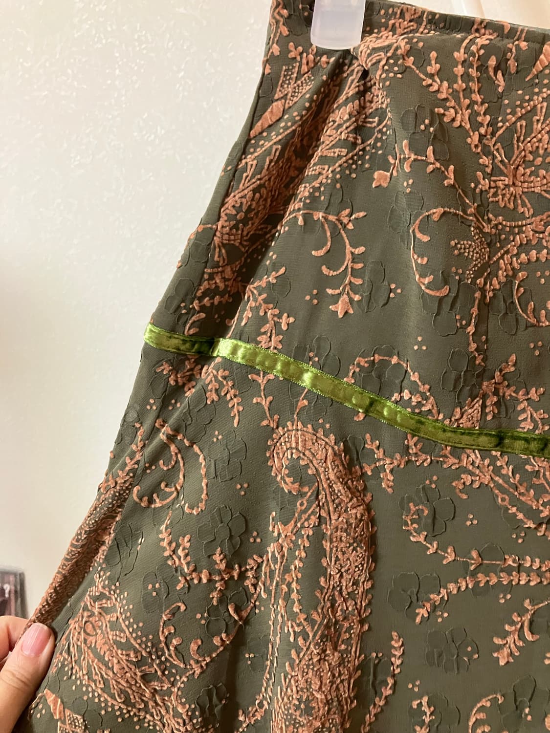 Georges rech 페이즐리 패턴 롱 스커트 상품이미지2