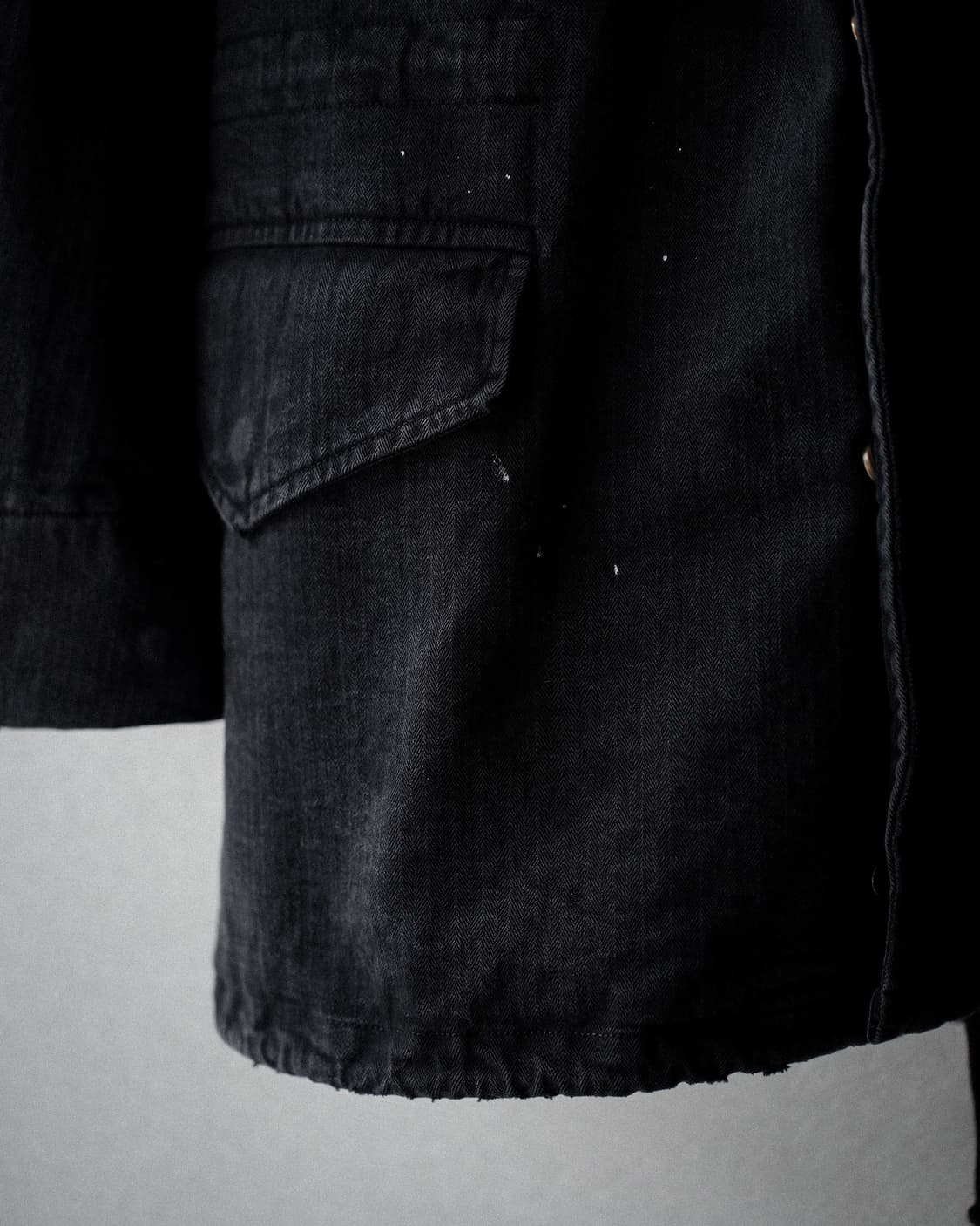 오베르쥬 x 어드레서 별주 m65 자켓 블랙 44사이즈 새제품 상품이미지5