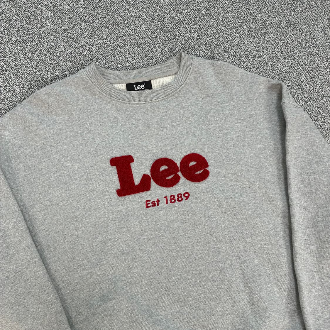 <LEE 패치 로고 맨투맨> No.1476 상품이미지4