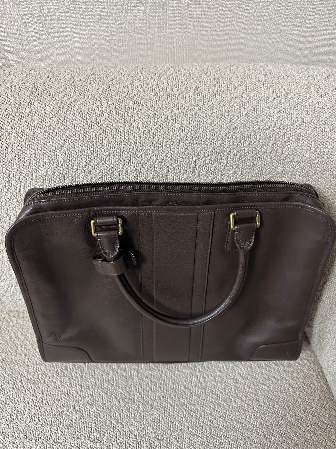 코치 브라운 가죽 서류가방, 브리프케이스 팝니다 상품이미지2